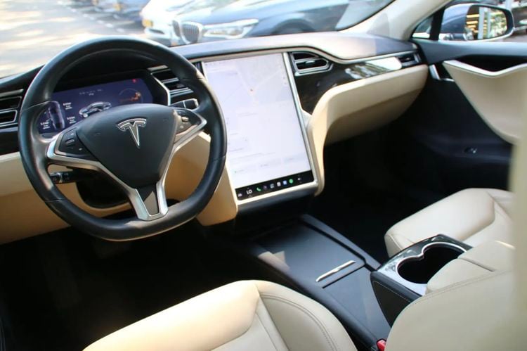 Tesla Model S 75 Base 2017 occasion tweedehands auto elektrische auto EV Free Tesla Supercharging levenslang gratis laden