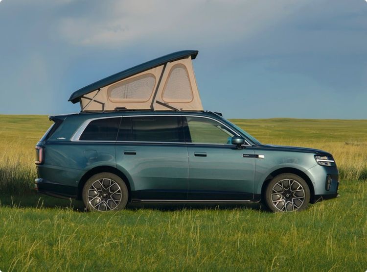 Xiaomi SkyNomad N90 Max Studio luxe-SUV verdieping slaapkamer slapen hefdak daktent kamperen