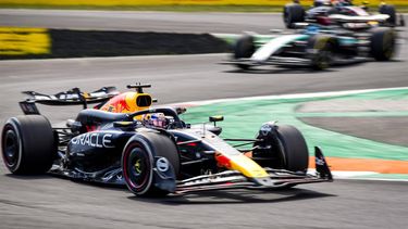 MONZA - Max Verstappen (Red Bull Racing) in actie tijdens de Grote Prijs van Italie op het circuit van Monza. ANP SANDER KONING