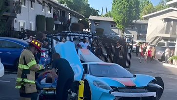 Ford GT crash Amerika