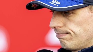 SHANGHAI - Max Verstappen (Red Bull Racing) praat met de pers na afloop van de sprint kwalificatie op het Shanghai International Circuit in aanloop naar de Grote Prijs van China. SANDER KONING / ANP