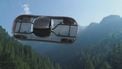 eerste vliegende auto zonder vleugels, model a, 2025, de lucht in