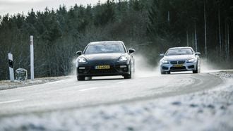 Porsche Panamera Turbo versus BMW M6 Gran Coupe - Autovisie.nl