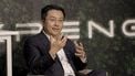 Brian Gu van Xpeng tijdens een interview in Londen