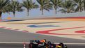 Red Bull Racing's Dutch driver Max Verstappen drives during the third practice session of the Bahrain Formula One Grand Prix at the Bahrain International Circuit in Sakhir on March 1, 2024. 
Giuseppe CACACE / AFP