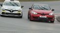 Renault Megane RS by E-motions vs Renault Clio Cup