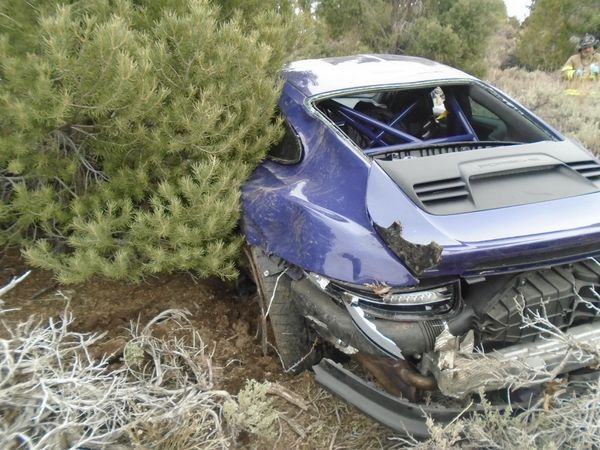 Porsche 911 GT3 RS crash winnaar gewonnen