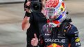 2023-10-06 20:00:08 Red Bull Racing's Dutch driver Max Verstappen gives the thumbs-up after claiming pole position after the qualifying session ahead of the Qatari Formula One Grand Prix at the Lusail International Circuit on October 6, 2023. 
Giuseppe CACACE / AFP