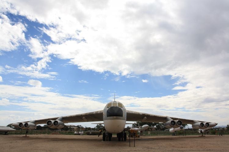 B52 bommenwerper in Albuquerque