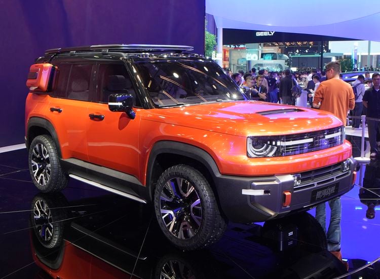 Geely Galaxy Cruiser Land Rover Defender copy cat Chinese auto Shanghai Autoshow 2025