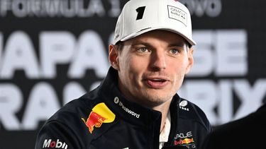 Red Bull Racing's Dutch driver Max Verstappen speaks during an interview ahead of the Formula One Japanese Grand Prix at the Suzuka circuit in Suzuka, Mie prefecture on April 3, 2025. 
Toshifumi KITAMURA / AFP