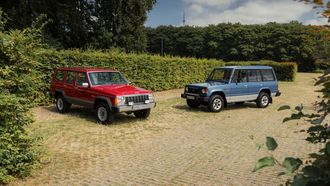 Jeep Cherokee XJ Mitsubishi Pajero 4x4 offroad occasion tweedehands auto