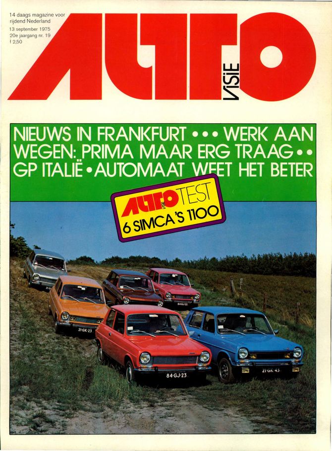 Covermodel Simca 1100: grondlegger van moderne hatchbacks