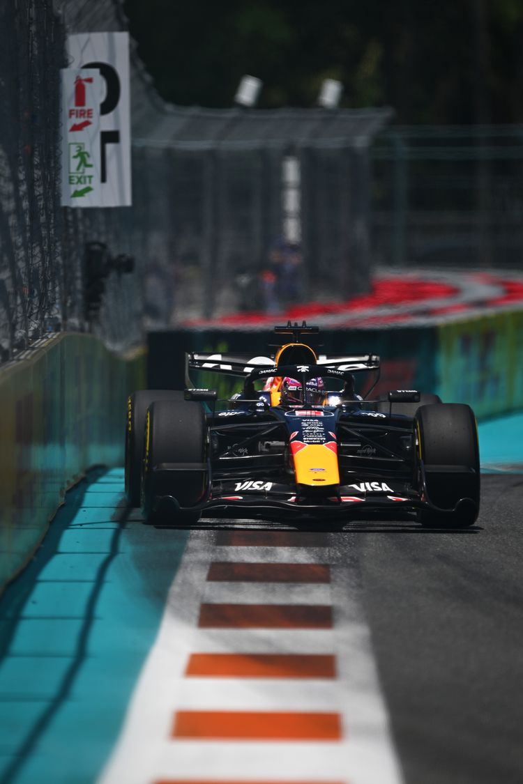 Red Bull Formule 1-auto tijdens een raceweekend
