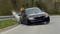 BMW M3 F80 drift crash
