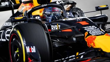 LAS VEGAS - Max Verstappen (Red Bull Racing) in actie tijdens de Las Vegas Grand Prix. ANP SEM VAN DER WAL