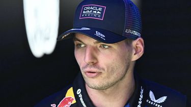 Red Bull Racing's Dutch driver Max Verstappen exits the garage after the 2026 Miami Formula One Sprint at Miami International Autodrome in Miami Gardens, Florida, on May 2, 2026.  
CHANDAN KHANNA / AFP