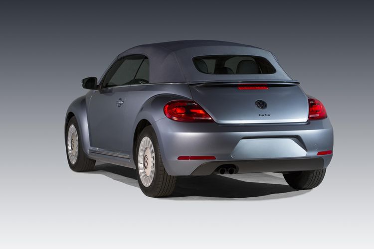VW Denim Beetle-rear 3 quarters top up