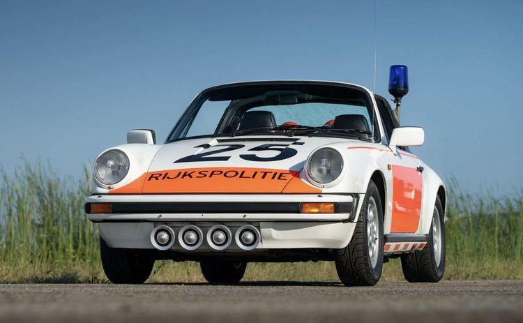 Porsche 911 Targa Rijkspolitie verkeerspolitie politie veiling recordbedrag The Quail Auction