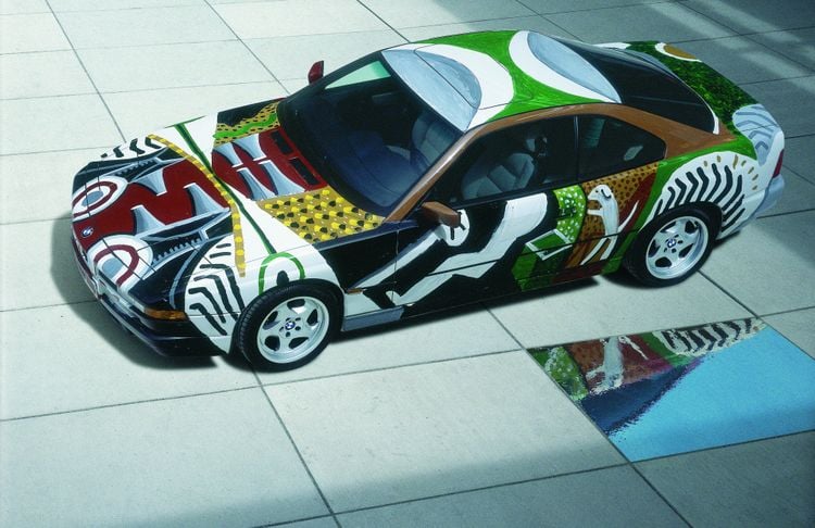 David Hockney, Art Car, 1995 - BMW 850 CSi