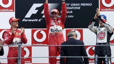 Schumacher, Barrichello, Button