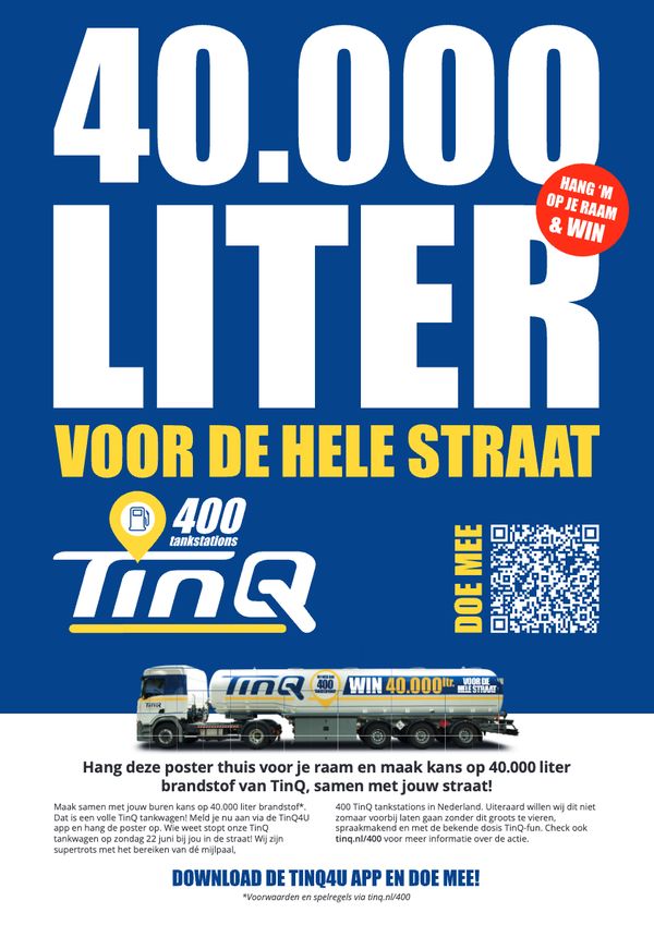 Gratis 40.000 liter benzine winnen? Bij dit tankstation kan het