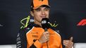 McLaren's British driver Lando Norris attends a press conference ahead of the Formula One Chinese Grand Prix at the Shanghai International Circuit in Shanghai on March 20, 2025. 
Jade Gao / AFP