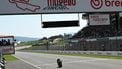 Team Aprilia Racing's Marco Bezzecchi crosses the finish line of the Italian Moto GP Grand Prix at Mugello circuit, in Mugello, near Florence, on May 31, 2026. 
Andreas SOLARO / AFP