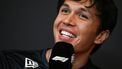 Williams' Thai driver Alexander Albon reacts as he attends the drivers' press conference at the Circuit de Monaco ahead of the Formula One Monaco Grand Prix in Monaco on June 4, 2026. 
Gabriel BOUYS / AFP