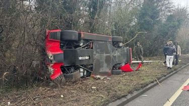 Ferrari F40 crash
