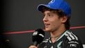 Mercedes' Italian driver Kimi Antonelli attends a press conference at the Spa-Francorchamps circuit, three days ahead of the Belgian Formula 1 Grand Prix, on July 16, 2026. 
Andrej ISAKOVIC / AFP