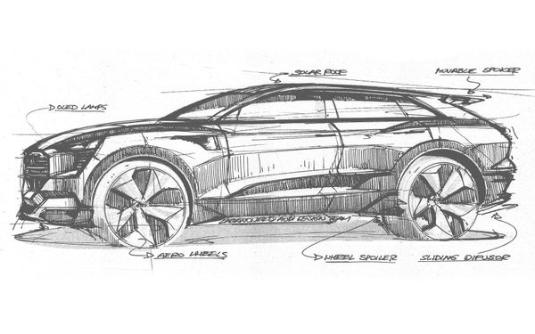 Audi h-tron quattro concept autovisie.nl Audi e-tron quattro concept