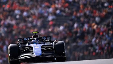 Williams' US driver Logan Sargeant drives during the second practice session at The Circuit Zandvoort, western Netherlands, on August 23, 2024, ahead of the Formula One Dutch Grand Prix. The Formula One Zandvoort Grand Prix race will take place on August 25, 2024.
JOHN THYS / AFP