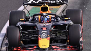 Red Bull Racing's Dutch driver Max Verstappen drives during the second practice session of the Formula One Australian Grand Prix at the Albert Park Circuit in Melbourne on March 14, 2025. 
WILLIAM WEST / AFP
