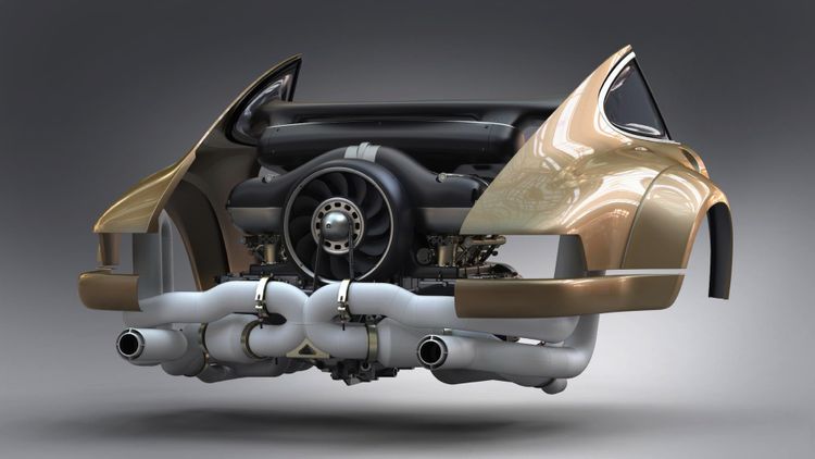 Singer Williams Porsche 911 boxermotor - Autovisie.nl