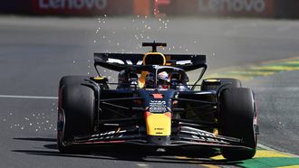 epa11235389 Max Verstappen of Red Bull Racing in action during Free Practice One ahead of the Formula 1 Australian Grand Prix, at the Albert Park Grand Prix Circuit in Melbourne, Australia, 22 March 2024.  EPA/JOEL CARRETT  AUSTRALIA AND NEW ZEALAND OUT
