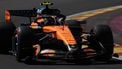 Team McLaren-Mercedes' Lando Norris drives during the third practice session at the Madring circuit on September 12, 2026 in Madrid ahead of the Spanish Formula One Grand Prix. 
Pierre-Philippe MARCOU / AFP