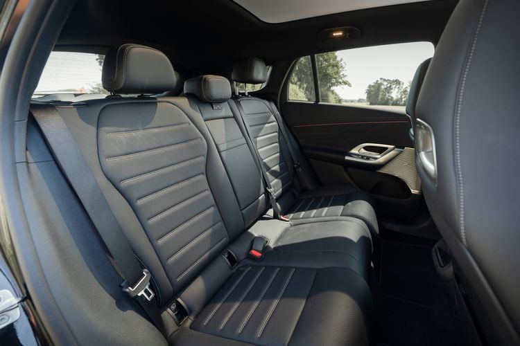 Achterbank van de Mercedes-Benz GLC