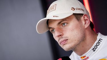 MONACO - Max Verstappen (Red Bull Racing) staat de pers te woord na het behalen van de zesde plek tijdens de Grote Prijs van Monaco. ANP SEM VAN DER WAL