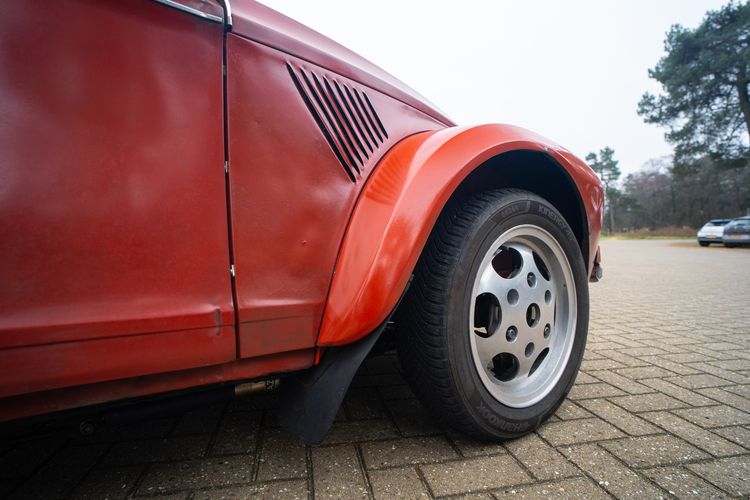 Citroën Dyane BMW R 1100 RS motor motorwissel engineswap