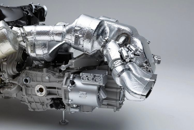 Bugatti Tourbillon V16 Cosworth schaalmodel Amalgam