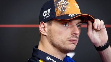 SPA - Max Verstappen (Red Bull Racing) tijdens een persconferentie op het circuit van Spa-Francorchamps in aanloop naar de Grote Prijs van België. SEM VAN DER WAL / ANP