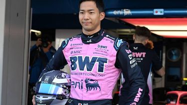 Alpine's Japanese reserve driver Ryo Hirakawa poses ahead of the Formula One Japanese Grand Prix at the Suzuka circuit in Suzuka, Mie prefecture on April 3, 2025. 
Toshifumi KITAMURA / AFP
