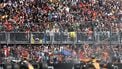 Fans cheers during the 2024 Canada Formula One Grand Prix at Circuit Gilles-Villeneuve in Montreal, Canada, on June 9, 2024.  
CHARLY TRIBALLEAU / AFP