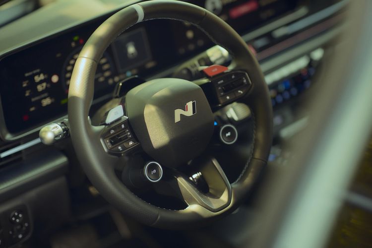 Cockpit van de Hyundai Ioniq 6 N