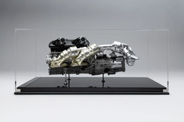 Bugatti Tourbillon V16 Cosworth schaalmodel Amalgam