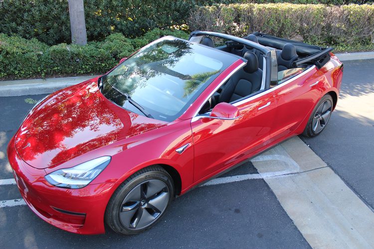 Tesla Model 3 convertible