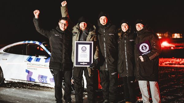 Porsche Taycan Drift record