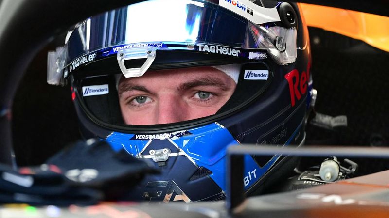 Red Bull Racing's Dutch driver Max Verstappen gets ready ahead of the practice session for the 2024 Miami Formula One Grand Prix at Miami International Autodrome in Miami Gardens, Florida, on May 3, 2024.  
Jim WATSON / AFP