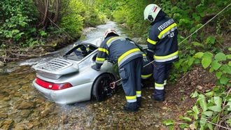 Porsche 911 Turbo 993 crash ongeluk Oostenrijk